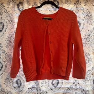 Sahalie Coral Button‎ Front Cardigan Size XXL